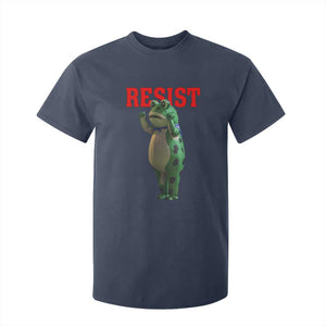 Funny Inflatable Portland Frog Resist T Shirt For Kid Freedom Protest - Print Your Wear
