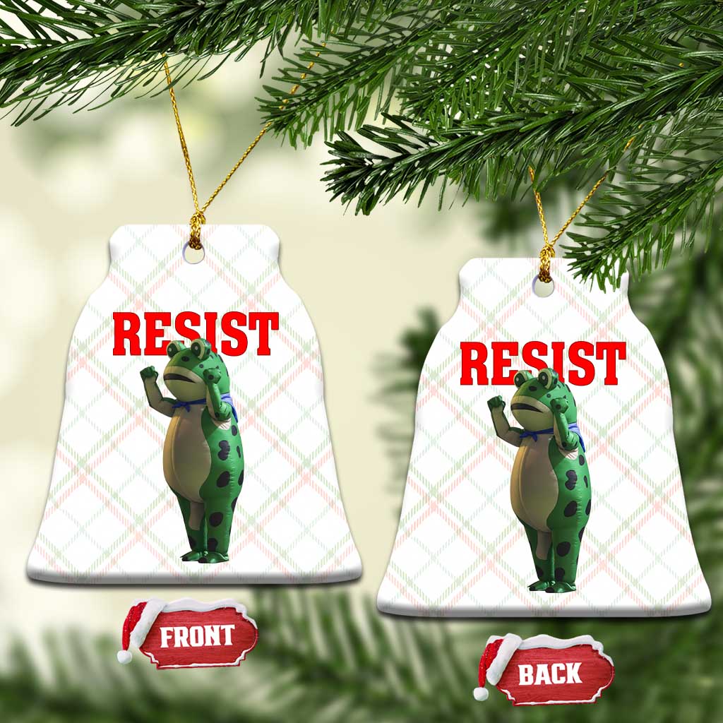 Funny Inflatable Portland Frog Resist Ceramic Ornament Freedom Protest - Print Your Wear