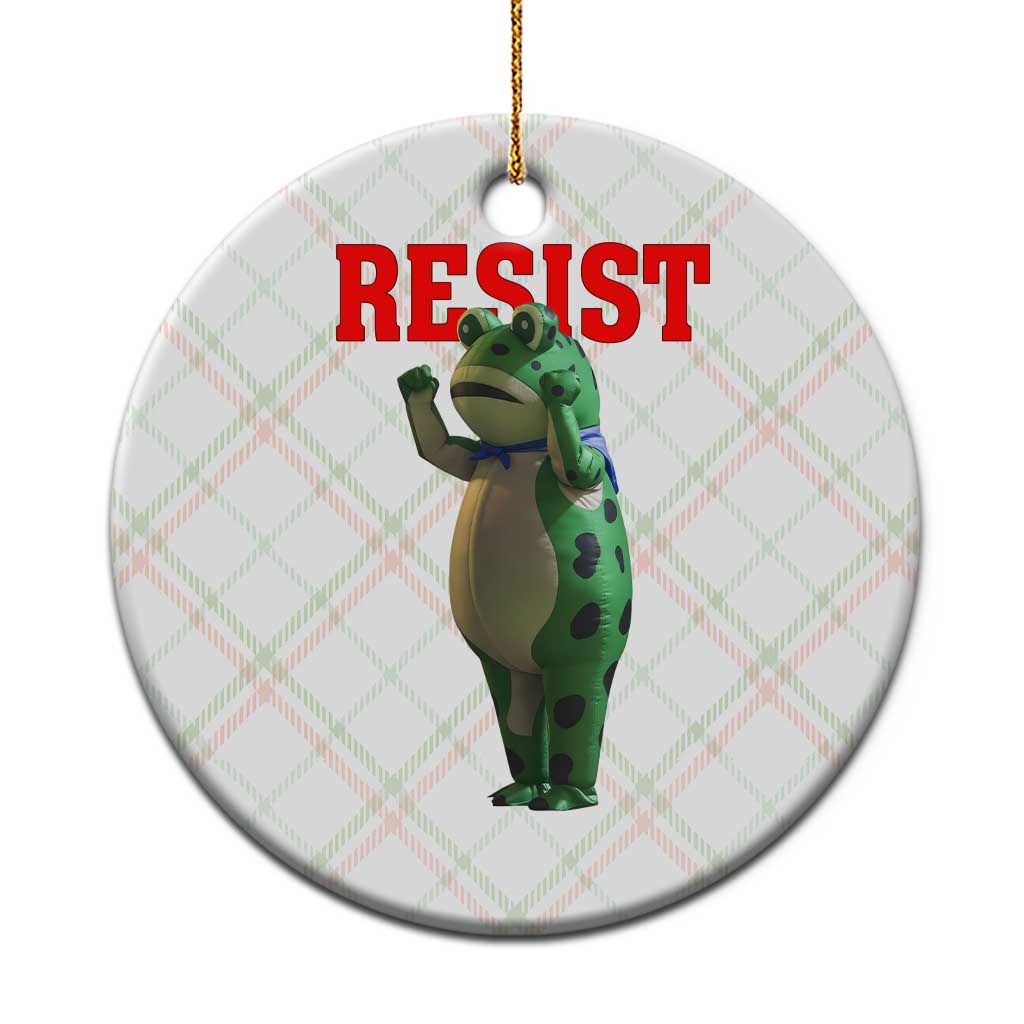 Funny Inflatable Portland Frog Resist Ceramic Ornament Freedom Protest TS02 1pc Christmas Plaid Print Your Wear