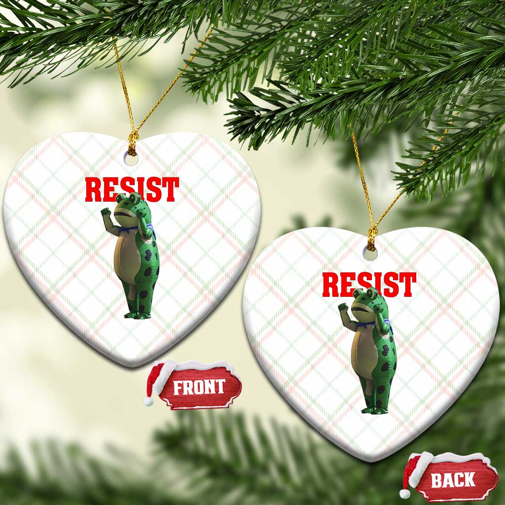 Funny Inflatable Portland Frog Resist Ceramic Ornament Freedom Protest - Print Your Wear