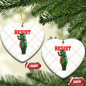 Funny Inflatable Portland Frog Resist Ceramic Ornament Freedom Protest - Print Your Wear