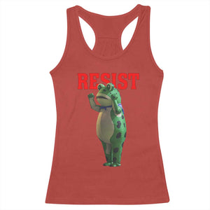 Funny Inflatable Portland Frog Resist Racerback Tank Top Freedom Protest TS02 Red Print Your Wear