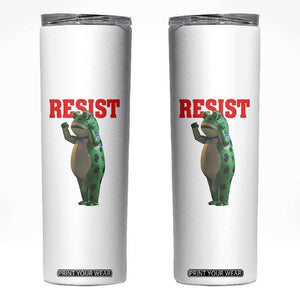 Funny Inflatable Portland Frog Resist Skinny Tumbler Freedom Protest TS02 White Print Your Wear