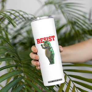 Funny Inflatable Portland Frog Resist Skinny Tumbler Freedom Protest TS02 Print Your Wear