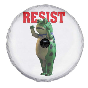 Funny Inflatable Portland Frog Resist Spare Tire Cover Freedom Protest - Print Your Wear