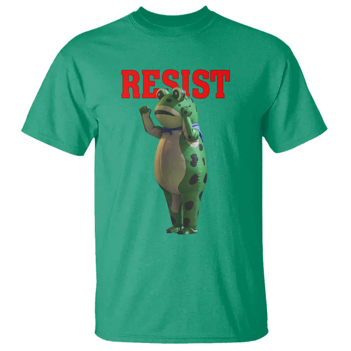 Funny Inflatable Portland Frog Resist T Shirt Freedom Protest - Print Your Wear