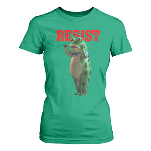 Funny Inflatable Portland Frog Resist T Shirt For Women Freedom Protest TS02 Irish Green Print Your Wear
