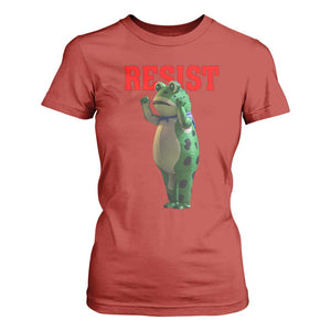 Funny Inflatable Portland Frog Resist T Shirt For Women Freedom Protest TS02 Red Print Your Wear