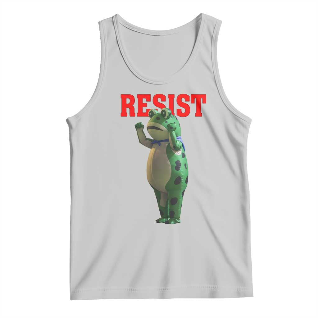 Funny Inflatable Portland Frog Resist Tank Top Freedom Protest TS02 Ash Print Your Wear