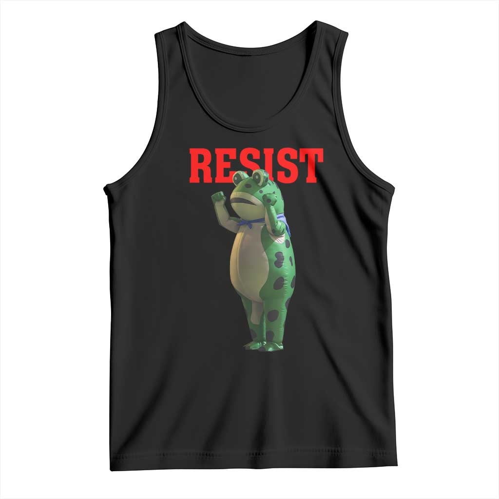 Funny Inflatable Portland Frog Resist Tank Top Freedom Protest TS02 Black Print Your Wear