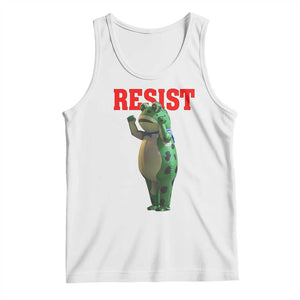 Funny Inflatable Portland Frog Resist Tank Top Freedom Protest - Print Your Wear