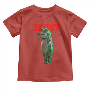 Funny Inflatable Portland Frog Resist Toddler T Shirt Freedom Protest TS02 Red Print Your Wear