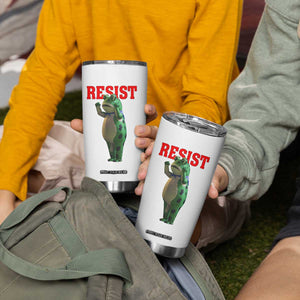 Funny Inflatable Portland Frog Resist Tumbler Cup Freedom Protest TS02 Print Your Wear