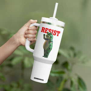 Funny Inflatable Portland Frog Resist Tumbler With Handle Freedom Protest TS02 Print Your Wear