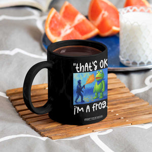 Funny Portland Frog Protest Coffee Mug Thats OK Im A Frog Pepper Spray TS02 Print Your Wear