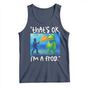 Funny Portland Frog Protest Tank Top Thats OK Im A Frog Pepper Spray - Print Your Wear