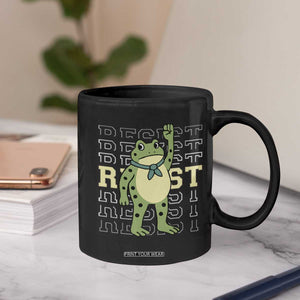 Resist Raised Fist Frog Coffee Mug Portland Protest Freedom Fighter TS02 Print Your Wear