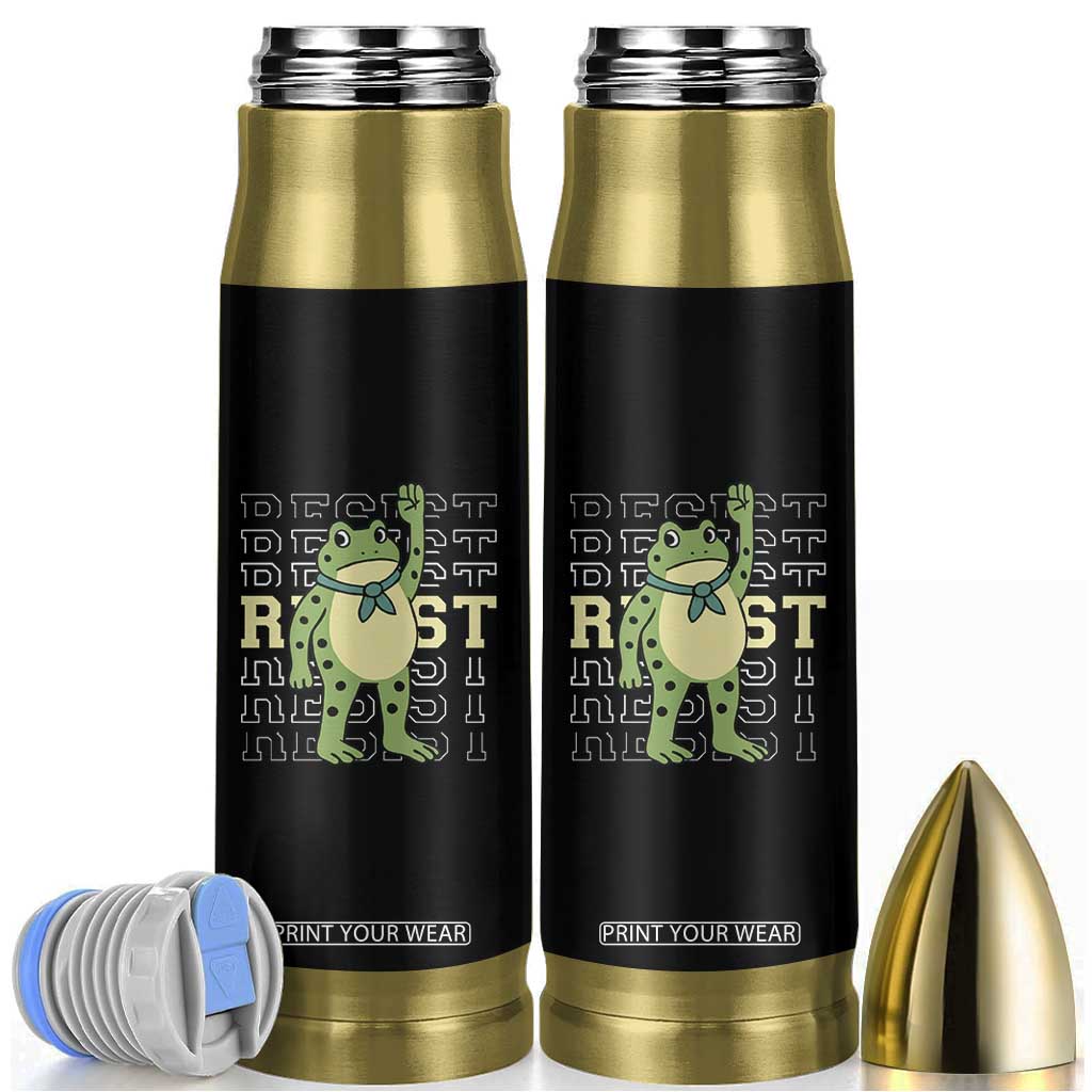 Resist Raised Fist Frog Bullet Tumbler Portland Protest Freedom Fighter TS02 Black Print Your Wear