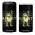 Resist Raised Fist Frog 4 in 1 Can Cooler Tumbler Portland Protest Freedom Fighter TS02 One Size: 16 oz Black Print Your Wear