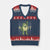 Resist Raised Fist Frog V-Neck Knit Sweater Vest Portland Protest Freedom Fighter - Print Your Wear