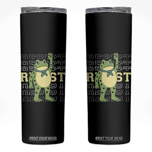 Resist Raised Fist Frog Skinny Tumbler Portland Protest Freedom Fighter TS02 Black Print Your Wear