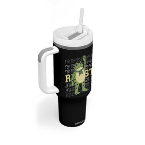 Resist Raised Fist Frog Tumbler With Handle Portland Protest Freedom Fighter TS02 Print Your Wear