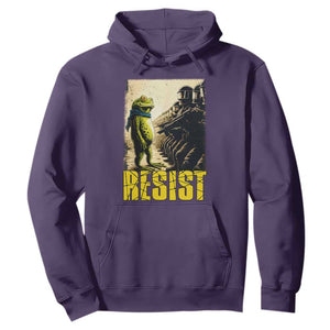 Resist Frog Hoodie Stand Against Free Portland Protest TS02 Purple Print Your Wear