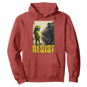 Resist Frog Hoodie Stand Against Free Portland Protest TS02 Red Print Your Wear