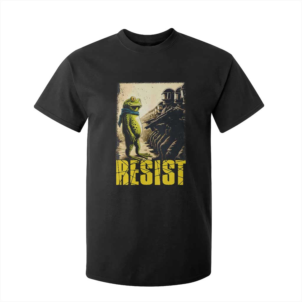 Resist Frog T Shirt For Kid Stand Against Free Portland Protest TS02 Black Print Your Wear