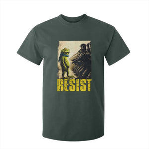 Resist Frog T Shirt For Kid Stand Against Free Portland Protest TS02 Dark Forest Green Print Your Wear