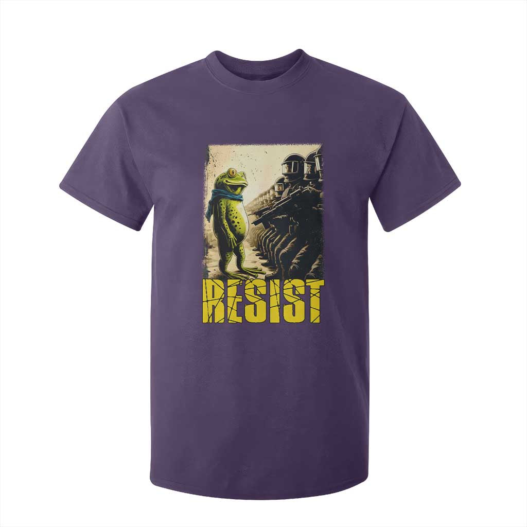 Resist Frog T Shirt For Kid Stand Against Free Portland Protest TS02 Purple Print Your Wear