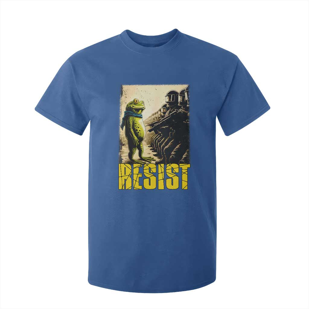 Resist Frog T Shirt For Kid Stand Against Free Portland Protest TS02 Royal Blue Print Your Wear