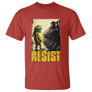 Resist Frog T Shirt Stand Against Free Portland Protest TS02 Red Print Your Wear