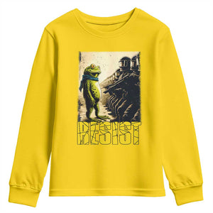 Resist Frog Youth Sweatshirt Stand Against Free Portland Protest TS02 Daisy Print Your Wear