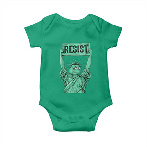Funny Liberty Frog Meme Resist Baby Onesie Portland Frogs Protest Freedom Fighter TS02 Irish Green Print Your Wear