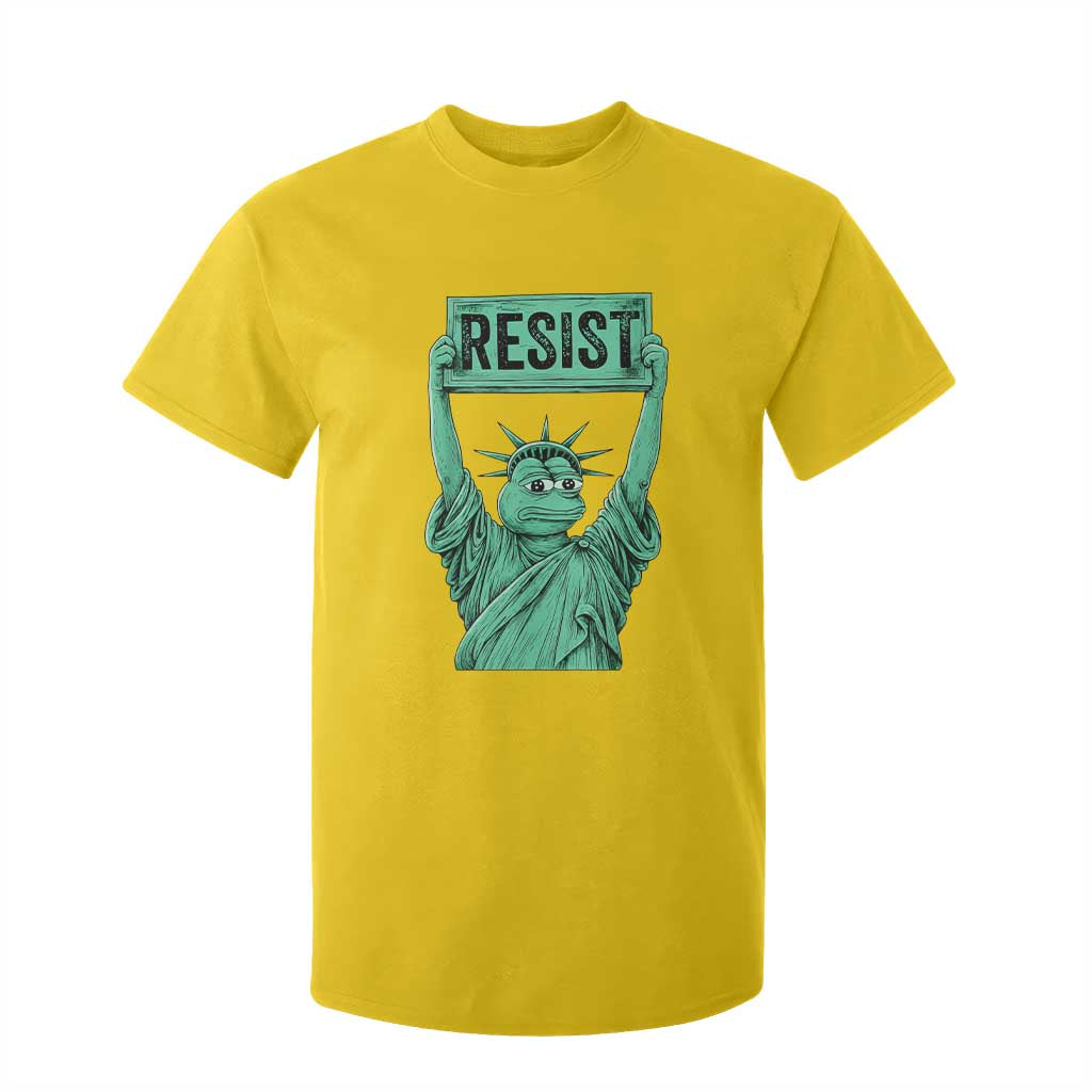 Funny Liberty Frog Meme Resist T Shirt For Kid Portland Frogs Protest Freedom Fighter TS02 Daisy Print Your Wear