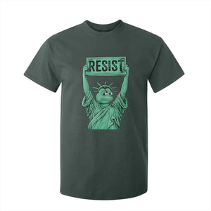 Funny Liberty Frog Meme Resist T Shirt For Kid Portland Frogs Protest Freedom Fighter TS02 Dark Forest Green Print Your Wear