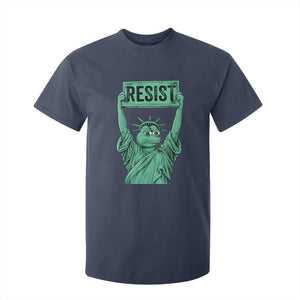 Funny Liberty Frog Meme Resist T Shirt For Kid Portland Frogs Protest Freedom Fighter TS02 Navy Print Your Wear