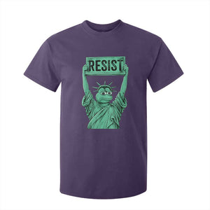 Funny Liberty Frog Meme Resist T Shirt For Kid Portland Frogs Protest Freedom Fighter TS02 Purple Print Your Wear
