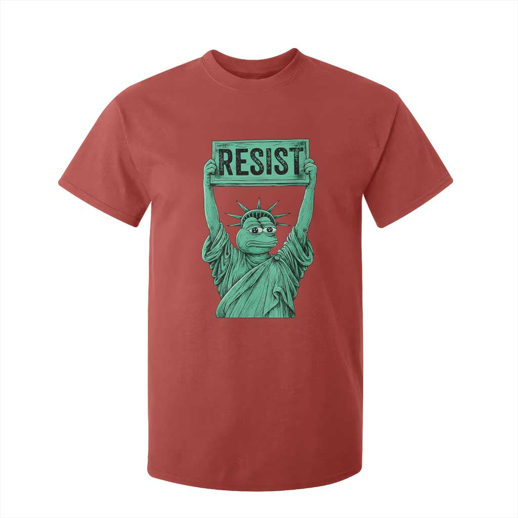 Funny Liberty Frog Meme Resist T Shirt For Kid Portland Frogs Protest Freedom Fighter TS02 Red Print Your Wear