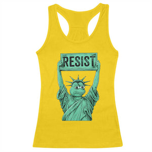 Funny Liberty Frog Meme Resist Racerback Tank Top Portland Frogs Protest Freedom Fighter TS02 Daisy Print Your Wear