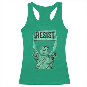 Funny Liberty Frog Meme Resist Racerback Tank Top Portland Frogs Protest Freedom Fighter TS02 Irish Green Print Your Wear