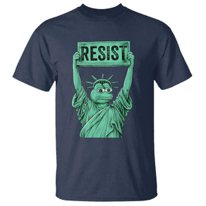 Funny Liberty Frog Meme Resist T Shirt Portland Frogs Protest Freedom Fighter TS02 Navy Print Your Wear