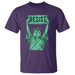 Funny Liberty Frog Meme Resist T Shirt Portland Frogs Protest Freedom Fighter TS02 Purple Print Your Wear