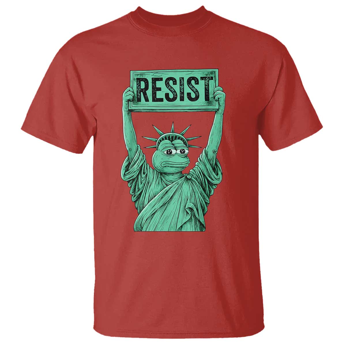 Funny Liberty Frog Meme Resist T Shirt Portland Frogs Protest Freedom Fighter TS02 Red Print Your Wear