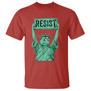 Funny Liberty Frog Meme Resist T Shirt Portland Frogs Protest Freedom Fighter TS02 Red Print Your Wear