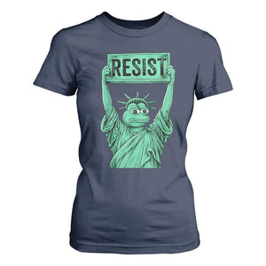 Funny Liberty Frog Meme Resist T Shirt For Women Portland Frogs Protest Freedom Fighter TS02 Navy Print Your Wear