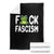 Funny Frog Fck Fascism Throw Blanket Resist Protest Human Rights - Print Your Wear