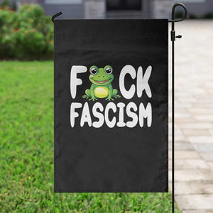 Funny Frog Fck Fascism Garden Flag Resist Protest Human Rights - Print Your Wear