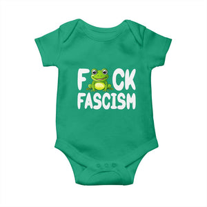 Funny Frog Fck Fascism Baby Onesie Resist Protest Human Rights TS02 Irish Green Print Your Wear